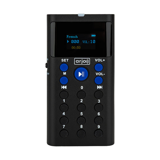 Audioguide portée 200m, connexion sans fil, 41 langues avec oreillette