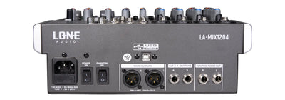 LA-MIX1204 - Table de mixage multimédia 12 canaux - Face arrière