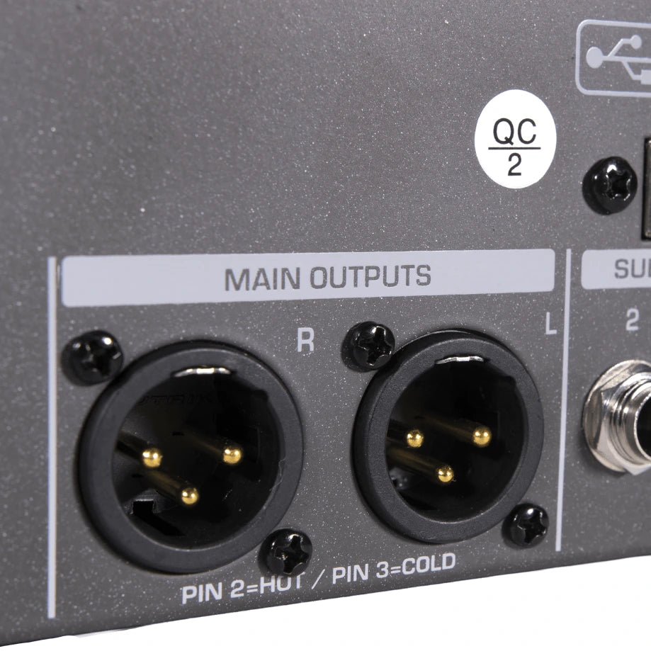 LA-MIX1604 - Table de mixage multimédia 16 canaux - Face arrière zoom