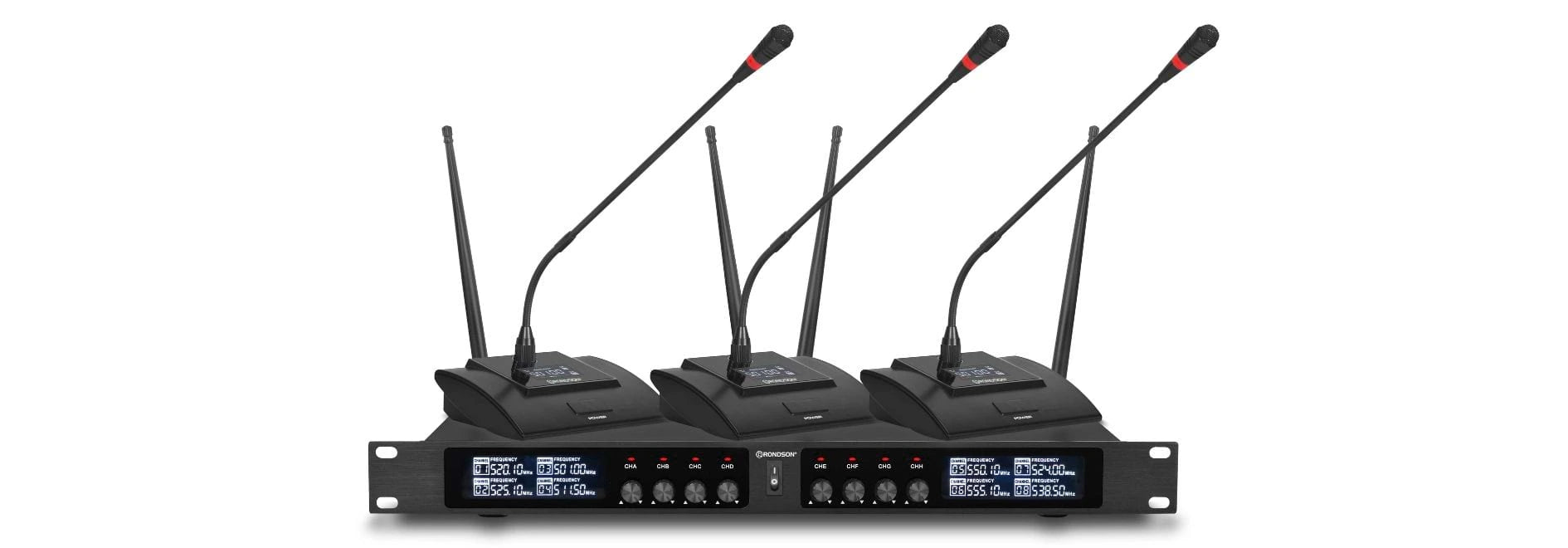 BE-20CONF SYSTEME DE CONFÉRENCE SANS FIL A 8 CANAUX STATION ET MICRO