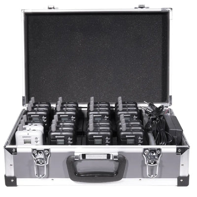 WT-300E - Valise de chargement, 2 émetteurs & 22 récepteurs﻿