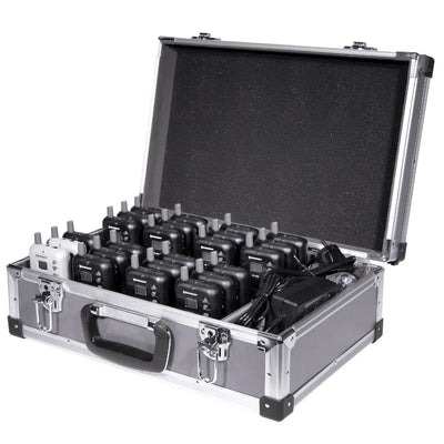 WT-300E - Valise de chargement, 2 émetteurs & 22 récepteurs﻿