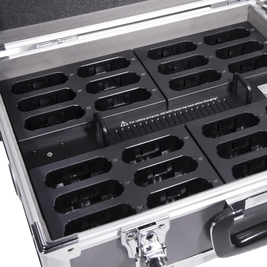 WT-300E - Valise de chargement, 2 émetteurs & 22 récepteurs﻿