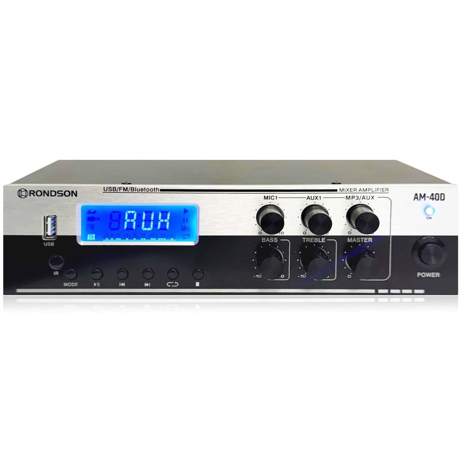 AM-40D Amplificateur mélangeur multimédia 80W face avant
