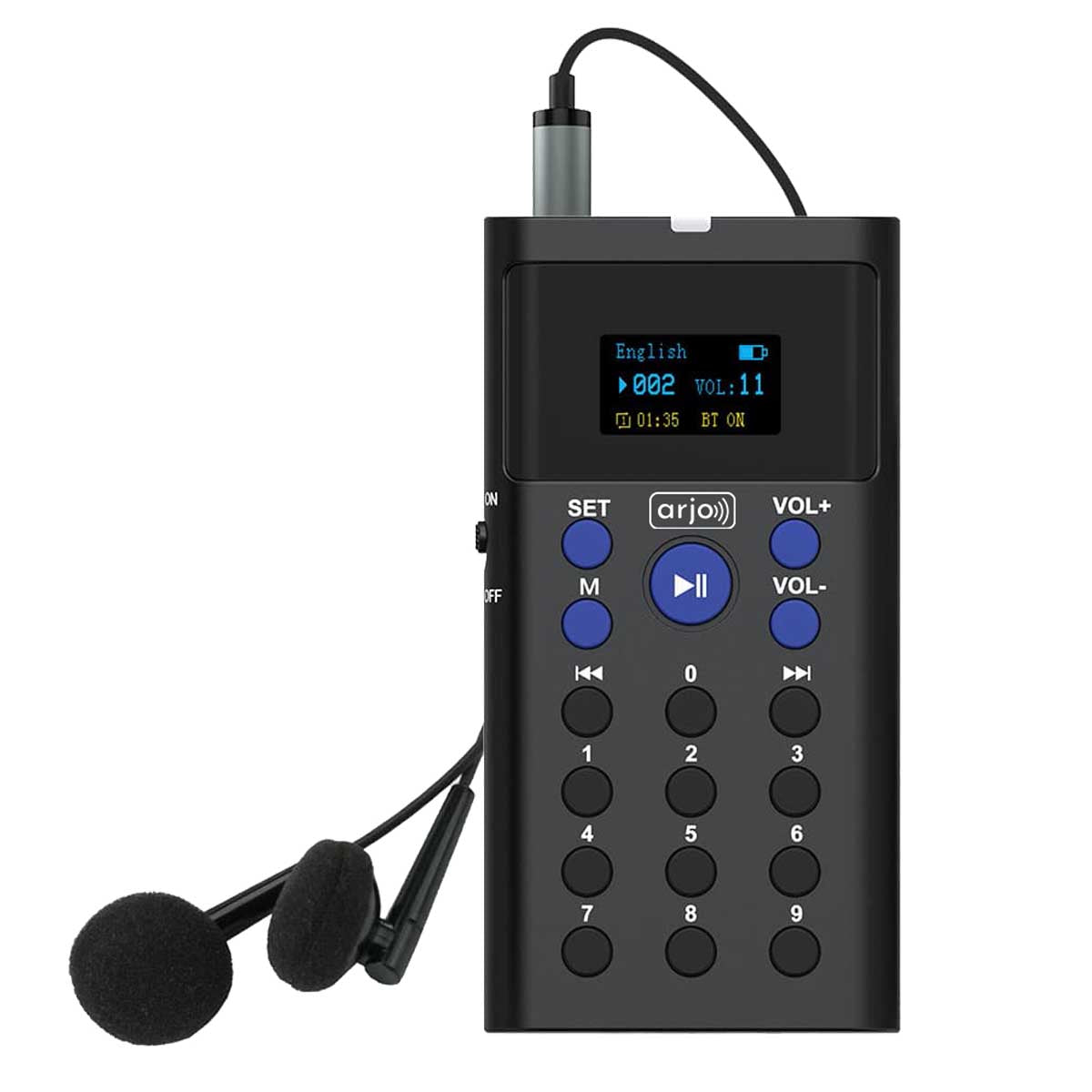 Audioguide portée 200m, connexion sans fil, 41 langues avec oreillette