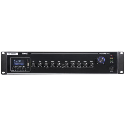 LA-2300D - Amplificateur mélangeur multimédia 2 x 300W en 4-8 ohms - Face avant