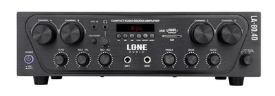 AMPLIFICATEUR STÉRÉO 4 x 80W en 4 et 8Ω