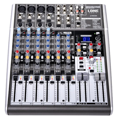 LA-MIX1204 - Table de mixage multimédia 12 canaux - Face avant