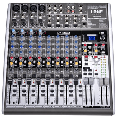 LA-MIX1604 - Table de mixage multimédia 16 canaux - Face avant