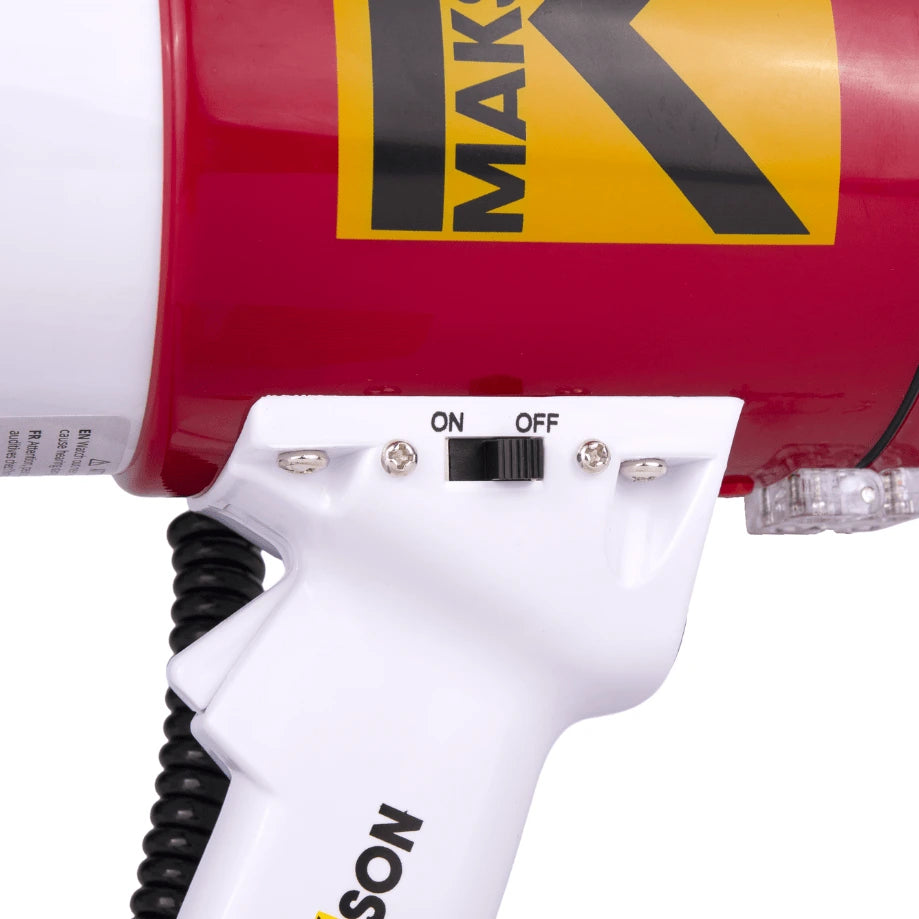 MKS-50 - Mégaphone / Porte Voix - Zoom bouton