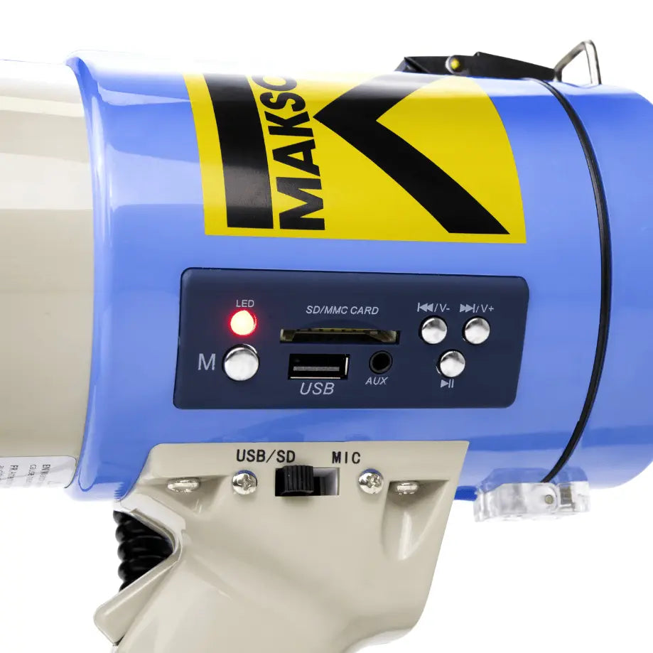 MKS-60BAT - Mégaphone / Porte Voix - Zoom bouton