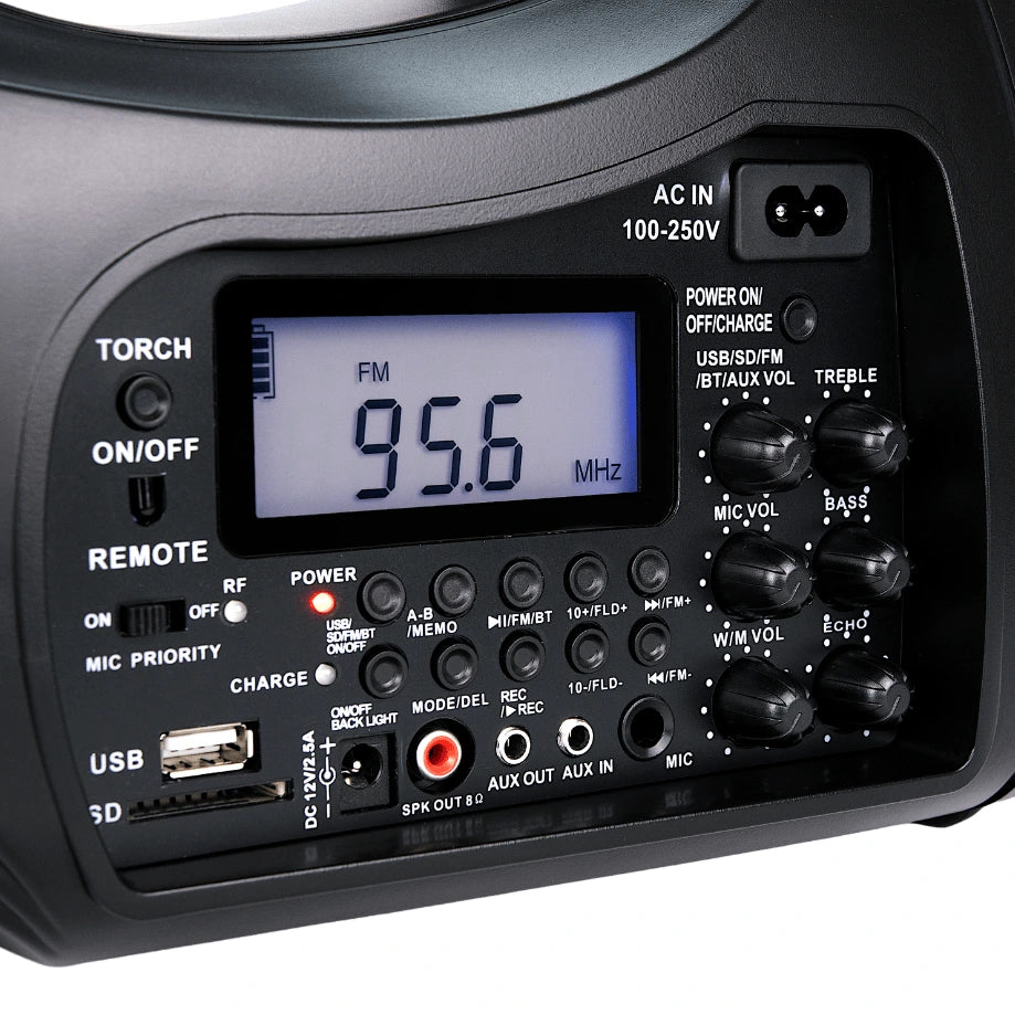 Image du MKS-65-PLAY système amplifié portable UHF avec micro main zoom bouton