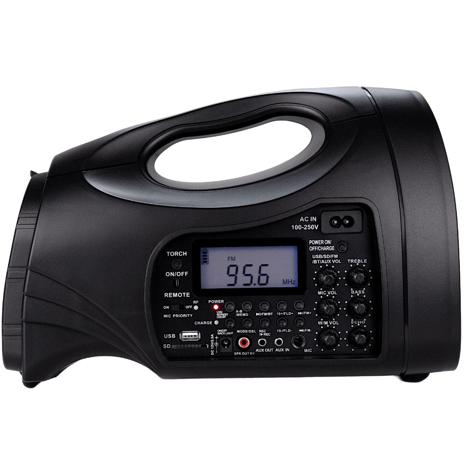 Image du MKS-65-PLAY système amplifié portable UHF avec micro main bouton