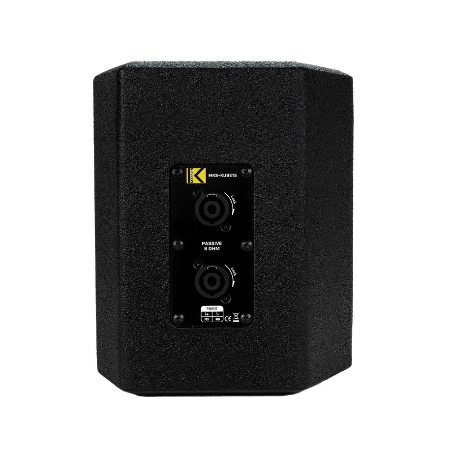 Image du système amplifié de 1600W MKS-KUBE15 - Enceinte face arrière