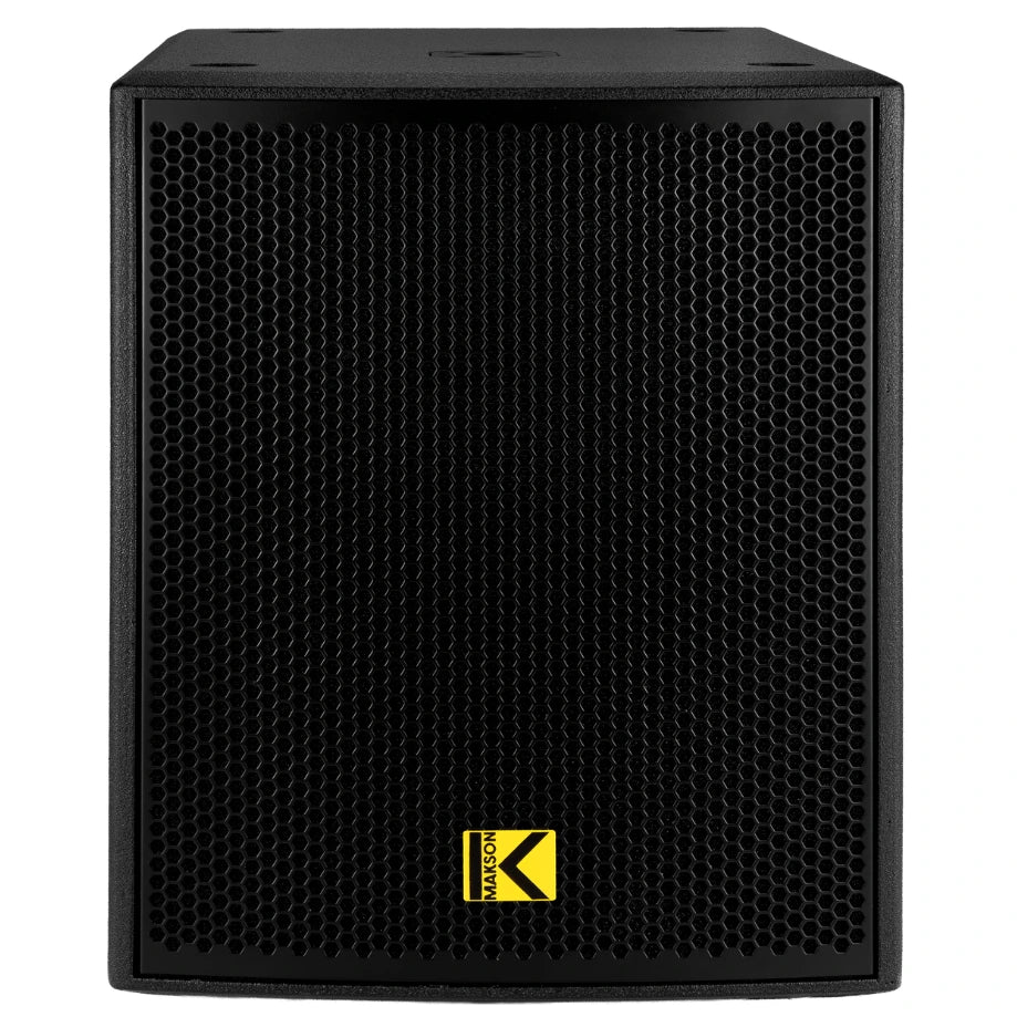 Image du système amplifié de 1600W MKS-KUBE15 - Subwoofer face avant