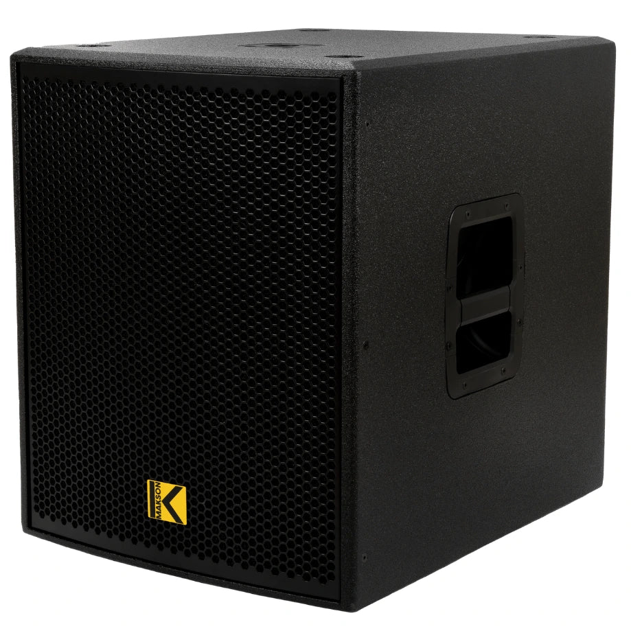 Image du système amplifié de 1600W MKS-KUBE15 - Subwoofer face avant coté droit