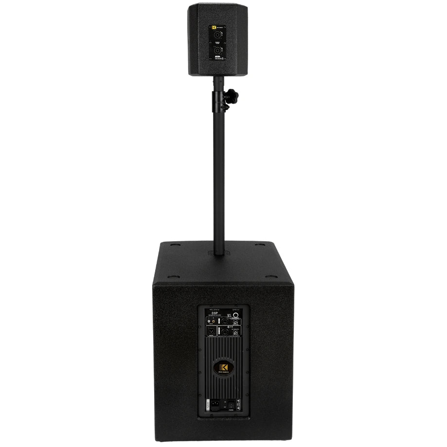 Image du système amplifié de 1600W MKS-KUBE15 - Face arrière 