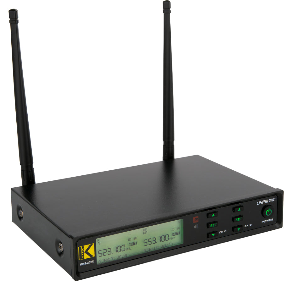 SYSTEME MICRO HF AVEC 2 MICROS À MAIN RECHARGEABLE USB-C